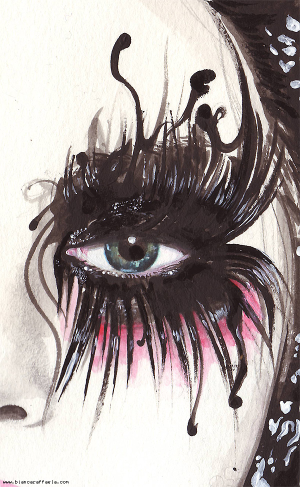 Fashion Illustration nr 54 eye closeup