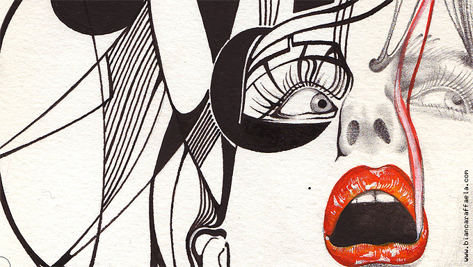 Fashion Illustration nr 58 closeup